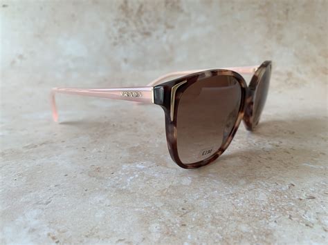 prada pink silver frame